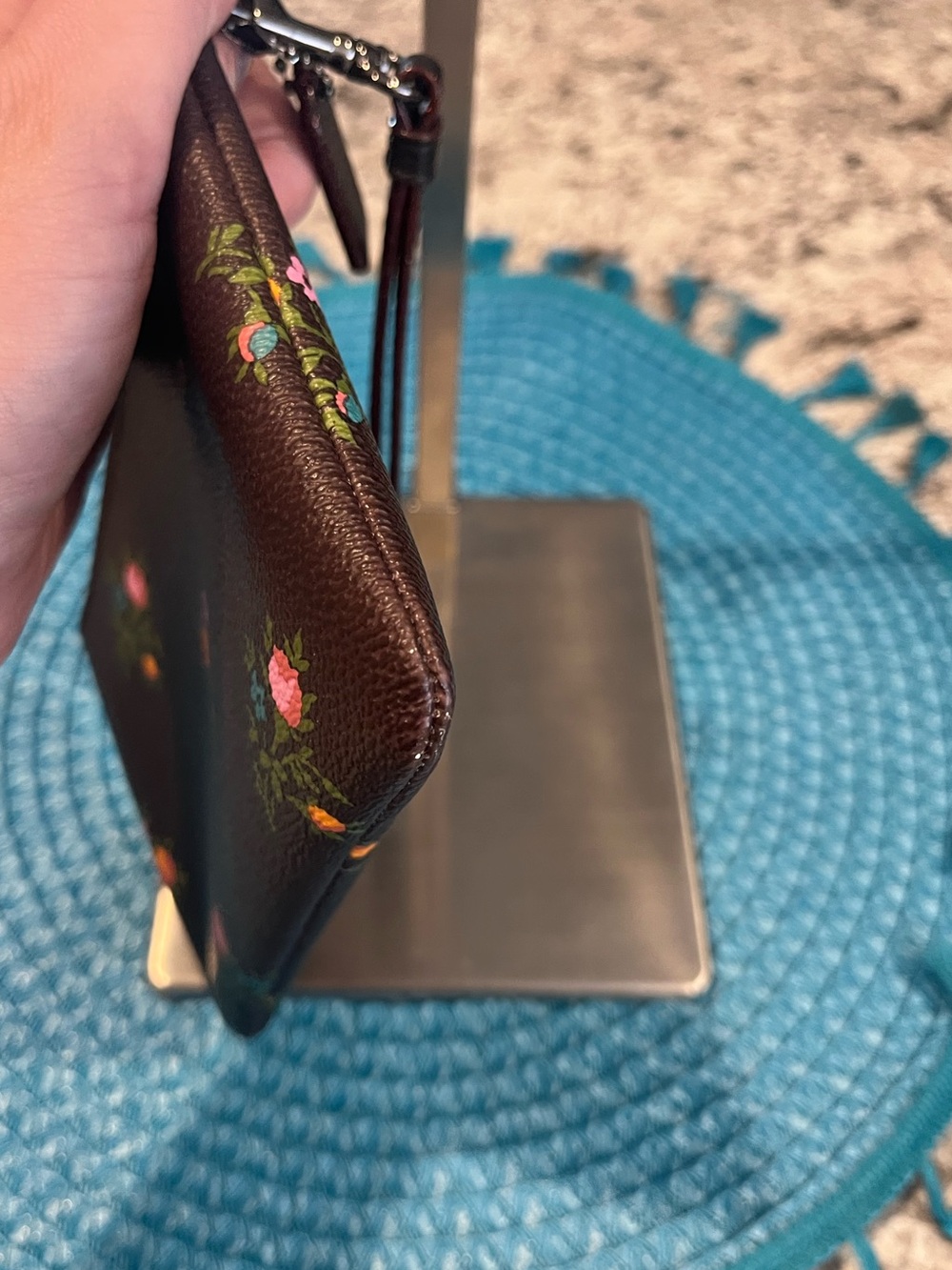 Coach Floral Wristlet with Hangtag - Picture 12 of 14